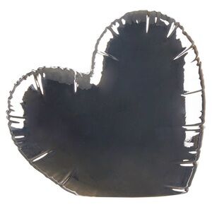 Silver Heart-Shaped Balloon Metallic Standing Heart
Decor, Large